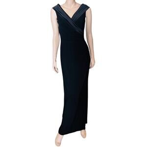 Lauren Ralph Lauren Women’s Leonela Evening Maxi Black Dress Size 4 Sleeveless